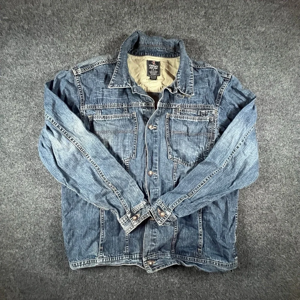 STARBURY By Stephon Marbury denim trucker jean jacket‎ XL y2k hip hop urban READ